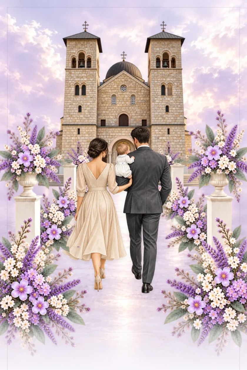 Touch of lavender — tri kombinacije porodice, crkve i paviljona