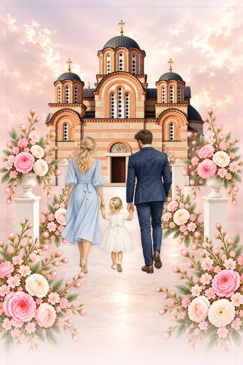 Rose story — tri kombinacije porodice, crkve i paviljona
