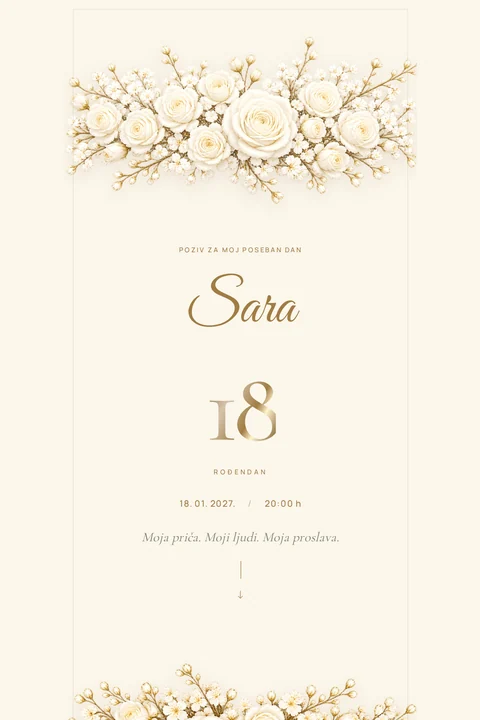 Invitation preview: Silky elegance
