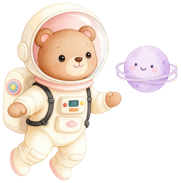 Astronaut teddy bear